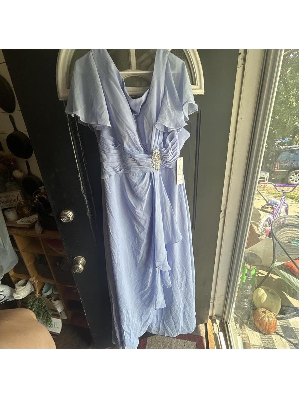 Unbranded Women's Blue and Purple Dress